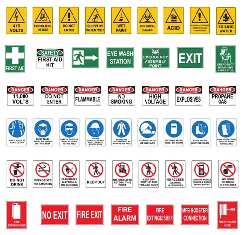 Safety Signs - Rack Id